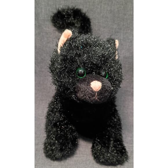 Webkinz Black Cat Pet of The Month 2011 w/Outfit - Picture 1 of 10